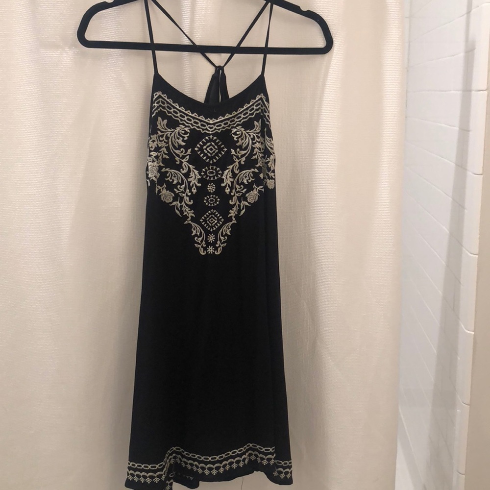 Embroidered sun dress